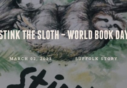 Suffolk Food Hall Story – Stink the Sloth, World Book Day